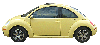 biodiesel vw beetle rental car picture